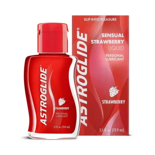 Strawberry Flavored Intimate Lubricant by Astroglide, 73.9ml