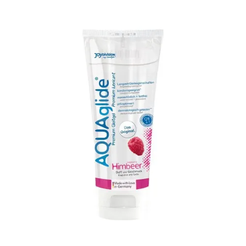 Water-Based Intimate Medical Lubricant Raspberry - Aquaglide, 100ml