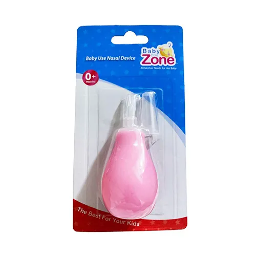 Baby Nasal Aspirator from Baby Zone, Pink, 0+ Months