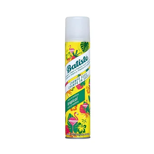 Batiste Dry Shampoo Spray for Hair Tropical, 200 ml