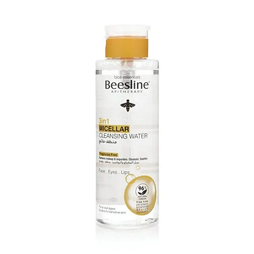 Beesline 3 in 1 Micellar Water Makeup Remover for Cleansing and Soothing Skin, 400ml