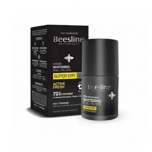 Beesline Active Fresh Whitening Roll-On Deodorant For Men, 50ml