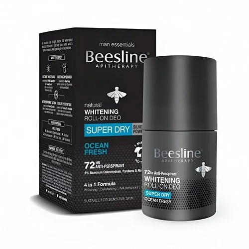 Beesline Cool Breeze Whitening Roll-On Deodorant For Men, 50ml