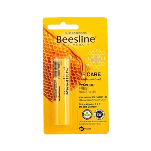 Beesline Fragrance & Flavor-Free Honey Lip Balm, 4g