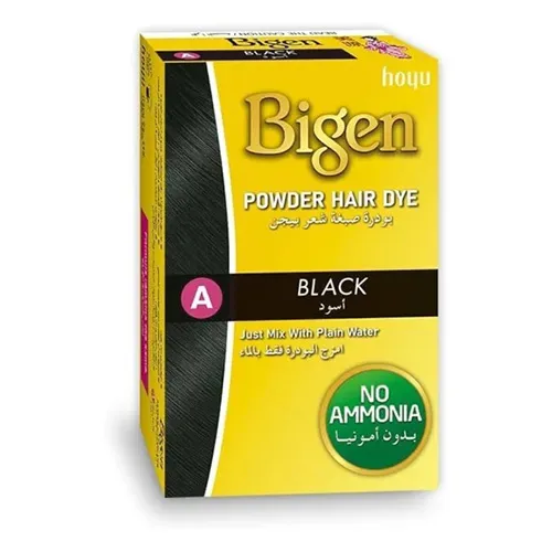 Bigen Hair Color Powder Black, 6 g