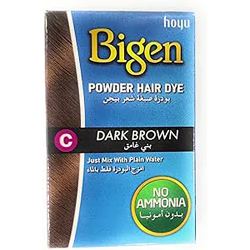 Bigen Powder Hair Dye Dark Brown, 6 g