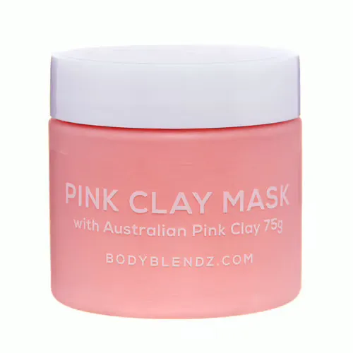 Body Blendz Pink Clay Face & Chest Mask, 75g