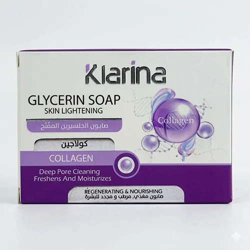 Clarina Brightening Collagen Glycerin Soap, 100g