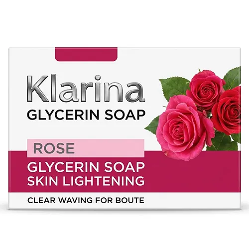 Clarina Brightening Rose Glycerin Soap, 100g