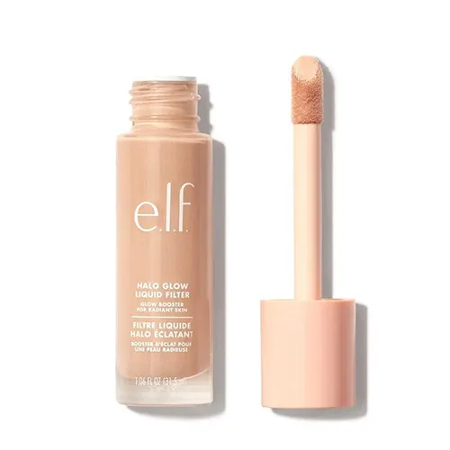 Elf Halo Glow Liquid Filter Complexion Booster, Shade 4 Medium Moyen, 31.5 ml