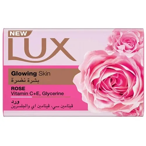 LUX Soap GLOWING ROSE SKIN For Women , 120 gm