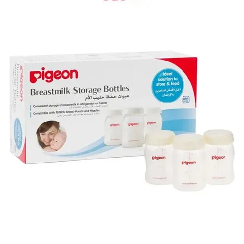 Pigeon Breast Milk Storage Bottles Set,  160 ml ×3 Packs