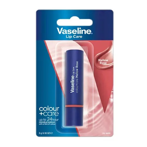 Vaseline Color Care Lip Balm, Mellow Rose, 3g