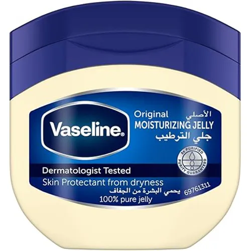 Vaseline Pure Petroleum Jelly Original Skin Protectant for Dry Skin, 50 ml