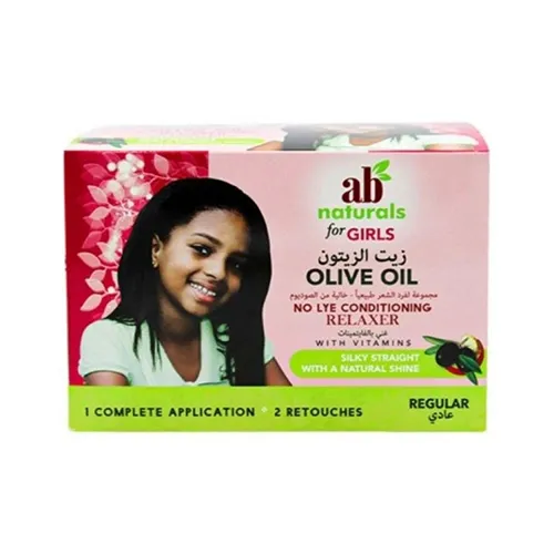 AB Naturals Normal Hair Straightening Set with Olive Oil For Kids