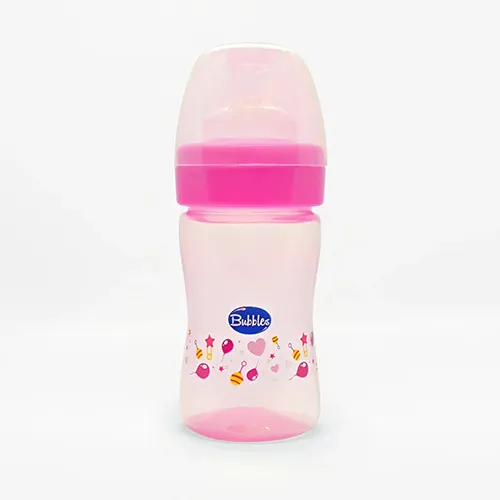 Baby Feeding Bottle Without Handle from Bubbles Classic, Rose, 180 ml