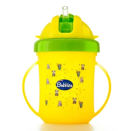 Baby Straw Cup, Yellow from Bubbles