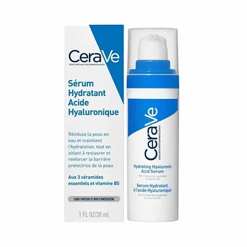 CeraVe Hydrating Hyaluronic Acid Serum for Brightening & Even Skin Tone, 30 ml