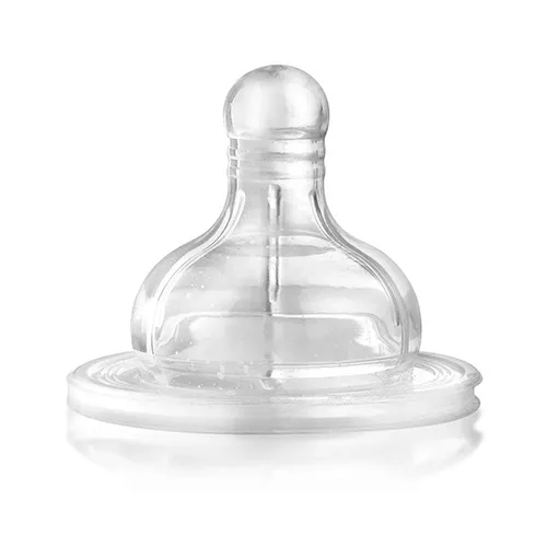 Classic Silicone Baby Nipple, 1 Month from Bubbles