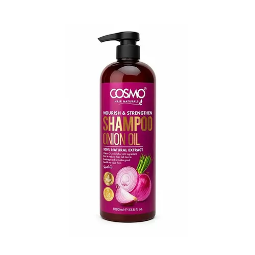 Cosmo Shampoo Onion Oil Extract Strengthening For Women , 1000 ml
