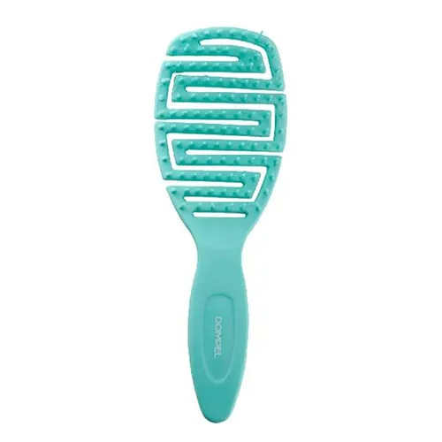 DOMPEL Hair Detangling Brush All Hair Types Green