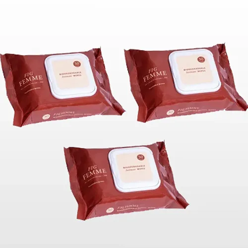 Fig Femme Women's Intimate Care Wipes, 30 Wipes, 3 Pieces Offer