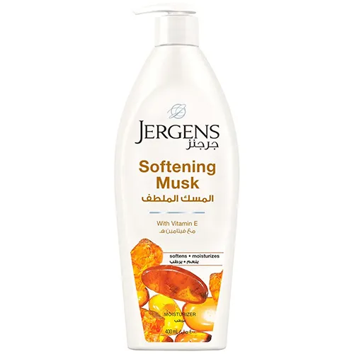 Jergens Body Lotion Soothing Musk Nourishing Vitamin E , 400 ml
