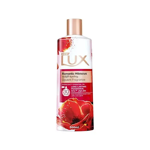 LUX Body Wash Romantic Hibiscus For Women , 500 ml