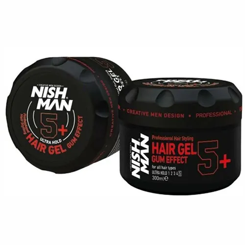 NishMan Hair Styling Gel Ultra Hold for Men , 300 ml