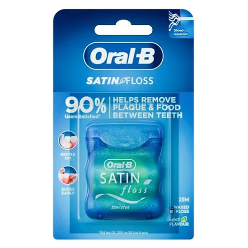 Oral-B Dental Floss Satin Floss With Mint , 25m