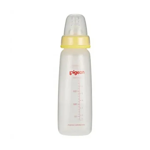 Pigeon Baby Plastic Feeding Bottle With Clear Lid, 240ml