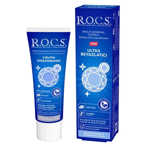 Rocs Toothpaste Ultra Whitening , 94 gm