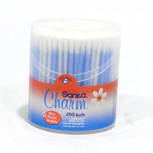Sanita Charm Cotton Buds, 200 Pcs