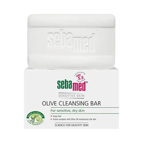 Sebamed Olive Cleansing Bar for Dry and Sensitive Skin, 150g
