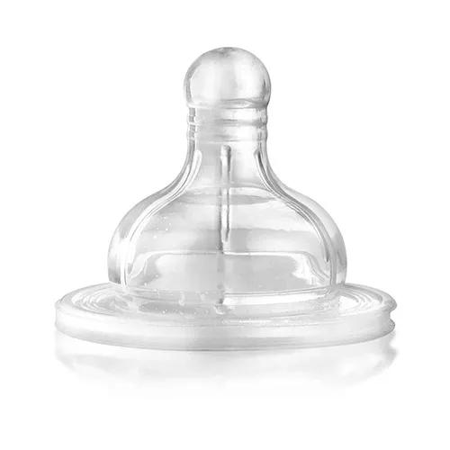 Silicone Baby Nipple, 0 Months from Bubbles