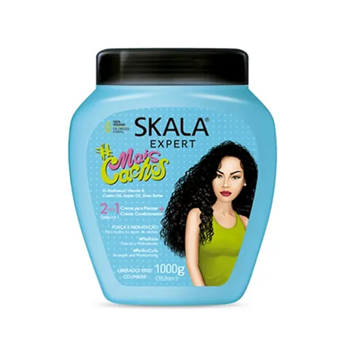 Skala Hair Cream & Conditioner Strengthens & Moisturizes for All Curly Hair Types , 1000 gm