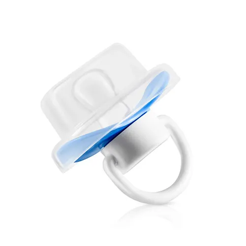 Soother Pacifier Newborn Up to 3 Months from Bubbles, Light Blue