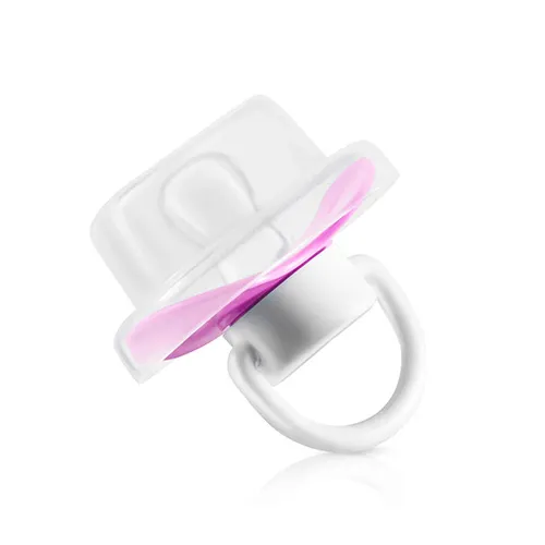 Soother Pacifier Newborn Up to 3 Months from Bubbles, Pink