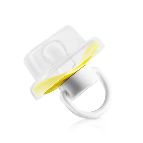 Soother Pacifier Newborn Up to 3 Months from Bubbles, Yellow