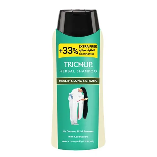 Trichup Herbal Healthy Long & Strong Shampoo , 400 ml + 132 ml