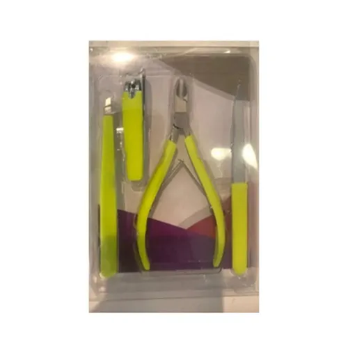 UNIPRO Manicure Set 4 pieces (nipper, scissors, tweezers, cooler), Model 5760