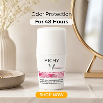 Vichy Deodorant 48h Ideal Finish Roll-On, 50ml